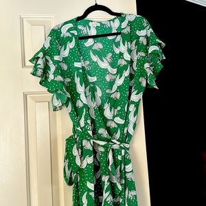 Max Studio Wrap hi to low maxi dress